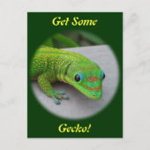 Gold Dust Day Gecko - Auditie en krijg wat Gecko Briefkaart (Voorkant)