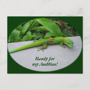 Gold Dust Day Gecko - Auditie en krijg wat Gecko Briefkaart