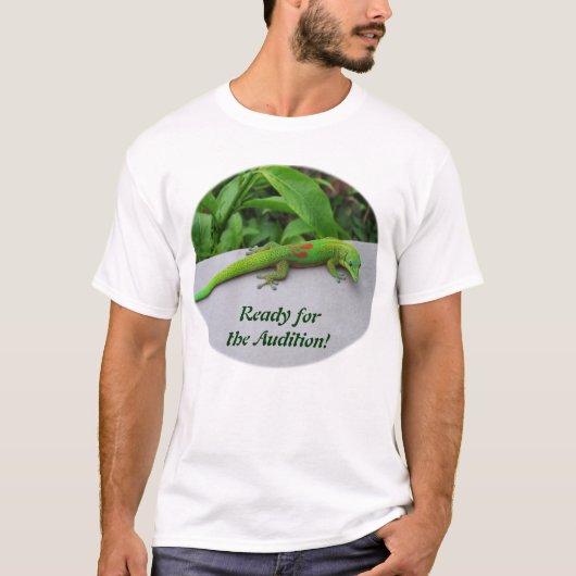Gold Dust Day Gecko - Auditie en krijg wat Gecko T-shirt (Voorkant)