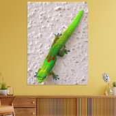 Gold Dust Day Gecko Canvas Afdruk (Insitu (Woonkamer))