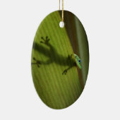 Gold Dust Day Gecko Keramisch Ornament (Rechts)