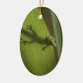 Gold Dust Day Gecko Keramisch Ornament (Links)