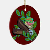 GOLD DUST DAY GECKO KERAMISCH ORNAMENT (Rechts)