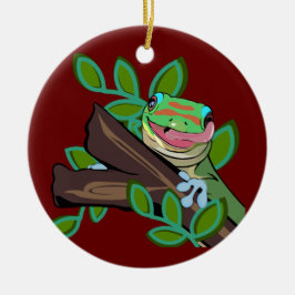 GOLD DUST DAY GECKO KERAMISCH ORNAMENT
