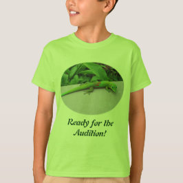 Gold Dust Day Gecko Klaar voor de Auditie Kinder T-shirt