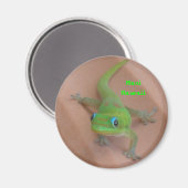 Gold Dust Day Gecko Magneet (Voorkant / Achterkant)