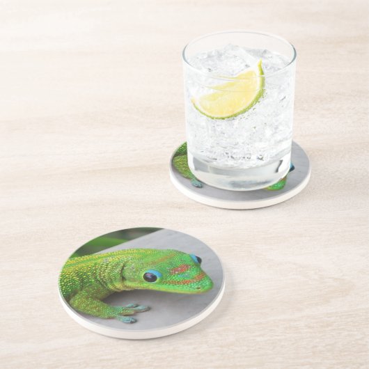 Gold Dust Day Gecko Onderzetter (Zijkant)
