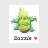 Gold Dust Day Gecko Sticker (Vel)