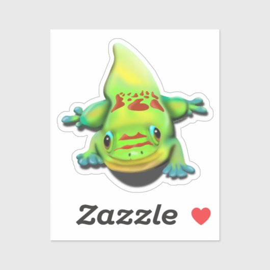 Gold Dust Day Gecko Sticker (Vel)