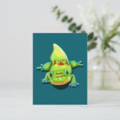 Gold Dust Day gekko Briefkaart (Staand voorkant)