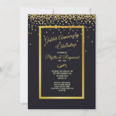 Gold Dust Invitation Kaart (Voorkant)