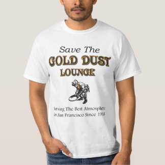 Gold Dust Lounge T-Shirt (volledig ontwerp)