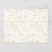 Gold Dust Love Heart Calendar Bewaar de datum Aankondigingskaart (Achterkant)