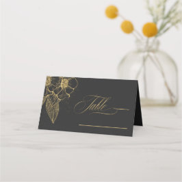 Gold Dust & Outlines Wedding Table Black/Gld ID835 Plaatskaartje
