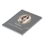 Gold Dust Pageant Titleholder Photo Notepad Notitieblok (Linkerzijde)