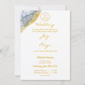 Gold Dust Simple Modern Hindu Ganesh Kaart (Voorkant)