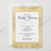 Gold Dust Sparkle Confetti Vrijgezellenfeest Kaart (Voorkant)