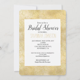 Gold Dust Sparkle Confetti Vrijgezellenfeest Kaart