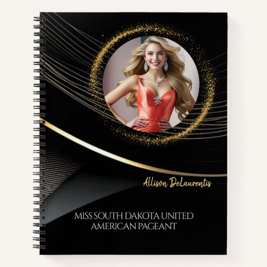 Gold Dust Ultimate Pageant Checklist Notitieboek (Voorkant)