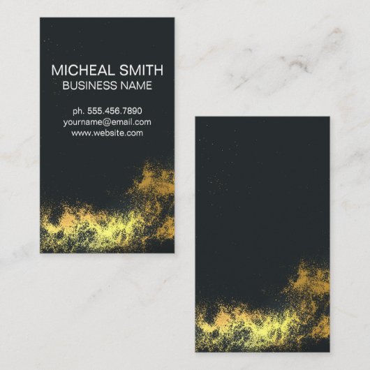 Gold Dust Visitekaartje (Voorkant / Achterkant)