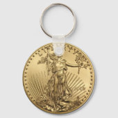 Gold Eagle munt Sleutelhanger (Voorkant)