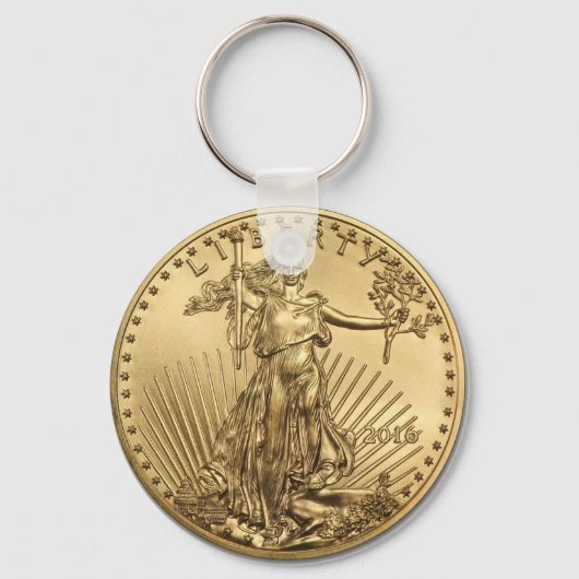 Gold Eagle munt Sleutelhanger (Voorkant)