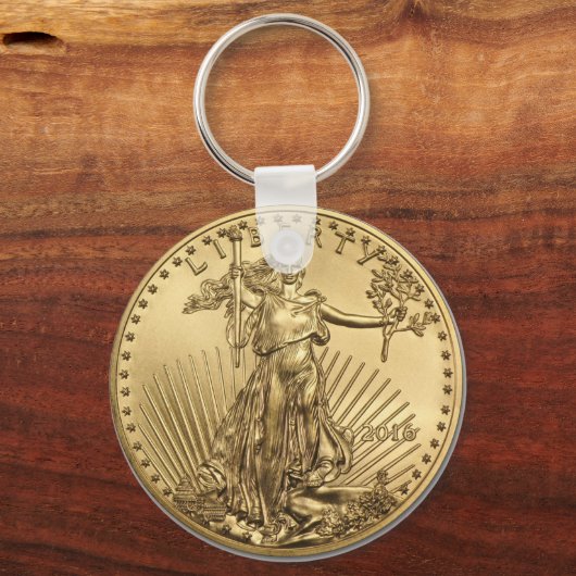 Gold Eagle munt Sleutelhanger (Voorkant)