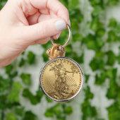 Gold Eagle munt Sleutelhanger (Hand)