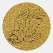 Gold Eagle Sticker (Voorkant)