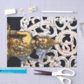 Gold Earth Buddha OM Aum Ajna Meditation Party Tissuepapier (Craft)