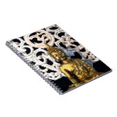 Gold Earth Buddha OM Aum Mantra Ajna Meditation Notitieboek (Rechterzijde)