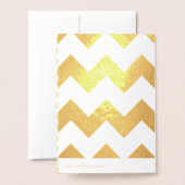 Gold Easter Bunny Kaart (Met envelop)