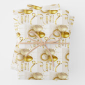 Gold Easter Egg Inpakpapier Vel (In situ)