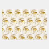 Gold Easter Egg Inpakpapier Vel (Voorkant)