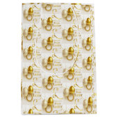 Gold Easter Egg Medium Cadeauzakje (Voorkant)