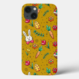 Gold Easter Pattern-draagtas Case-Mate iPhone Case