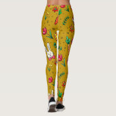 Gold Easter Pattern-Leggings Leggings (Achterkant)