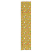 Gold Easter Pattern Table Runner Korte Tafelloper (Voorkant)