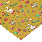 Gold Easter Pattern Table Runner Korte Tafelloper (Hoek)