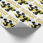 GOLD EAT SLEEP CHEERLEADERONTWERP CADEAUPAPIER (Hoek)