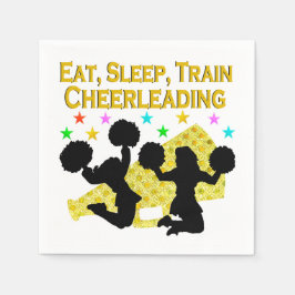 GOLD EAT SLEEP CHEERLEADERONTWERP SERVET