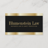 Gold "Effect" Attorney Visitekaartjes (Voorkant)