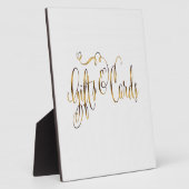 Gold-effect cadeaus en kaarten Wedding Table Sign Fotoplaat (Zijkant)