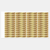 Gold Effect Moderne Cosmetische Buis Twist Pen 3ml Labels (Vel)