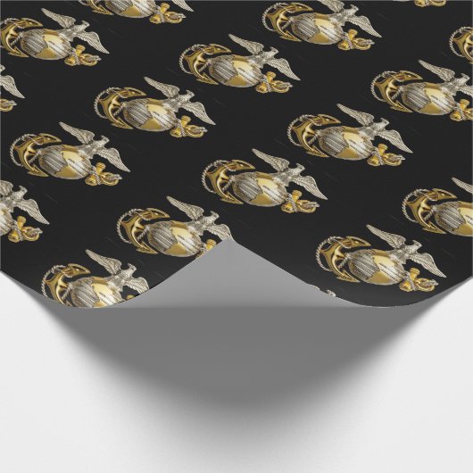 Gold EGA - US Marine Corps Cadeaupapier (Hoek)