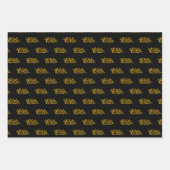 Gold Eggs Easter Inpakpapier Vel (Voorkant 3)