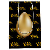 Gold Eggs Easter Medium Cadeauzakje (Achterkant)