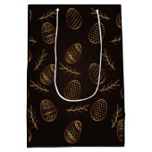Gold Eggs Paaspasta Medium Cadeauzakje (Achterkant)