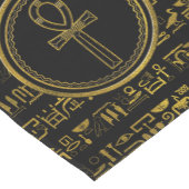 Gold Egyptian Ankh Cross-symbool Korte Tafelloper (Hoek)