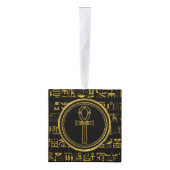 Gold Egyptian Ankh Cross-symbool Ornament (Rechts)